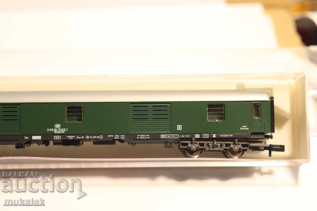 Fleischmann "N" 1/160 LOCOMOTIVE WAGON TRAIN TRAIN SET RAILROAD - 5