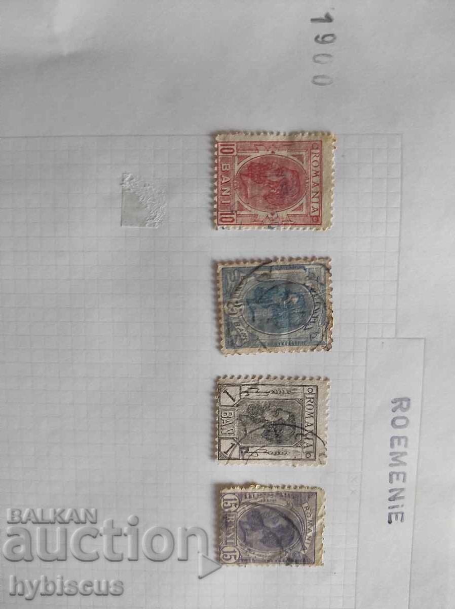 Delivery of Collection of 170 postage stamps from Romania from the period 1885 -