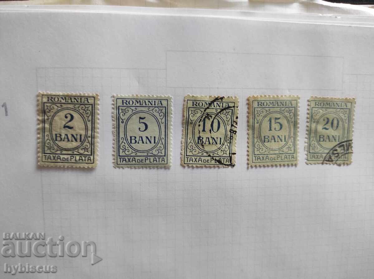 Collection of 170 postage stamps from Romania from the period 1885 - - 6