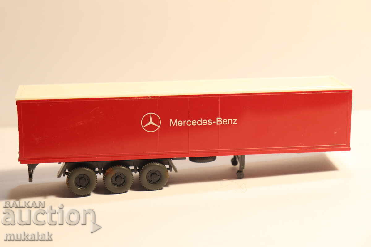 WIKING H0 1/87 MERCEDES РЕМАРКЕ КОЛИЧКА КАМИОН МОДЕЛ с цена 5.00 лв. | € 2.56 WIKING H0 1/87 MERCEDES РЕМАРКЕ КОЛИЧКА КАМИОН МОДЕЛ с цена 5.00 лв. | € 2.56