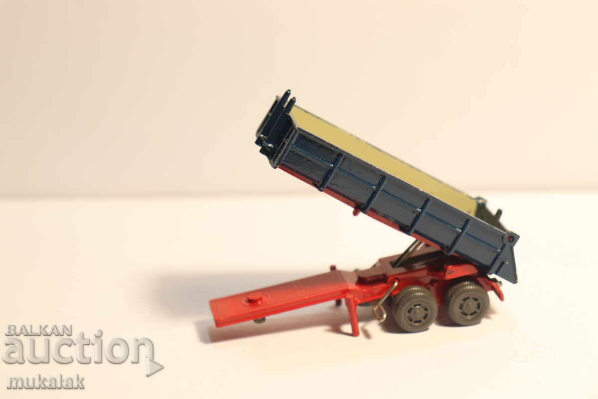 WIKING H0 1/87 САМОСВАЛ ГОНДОЛА РЕМАРКЕ КАМИОН МОДЕЛ - 6 WIKING H0 1/87 САМОСВАЛ ГОНДОЛА РЕМАРКЕ КАМИОН МОДЕЛ - 6