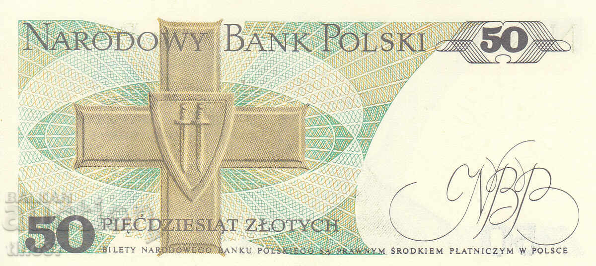 Δημοπρασία tino37- ΠΟΛΩΝΙΑ - 50 ΖΛΟΤ - 1988 - UNC Δημοπρασία tino37- ΠΟΛΩΝΙΑ - 50 ΖΛΟΤ - 1988 - UNC