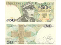 tino37- ПОЛША - 50 ЗЛОТИ - 1988г - UNC