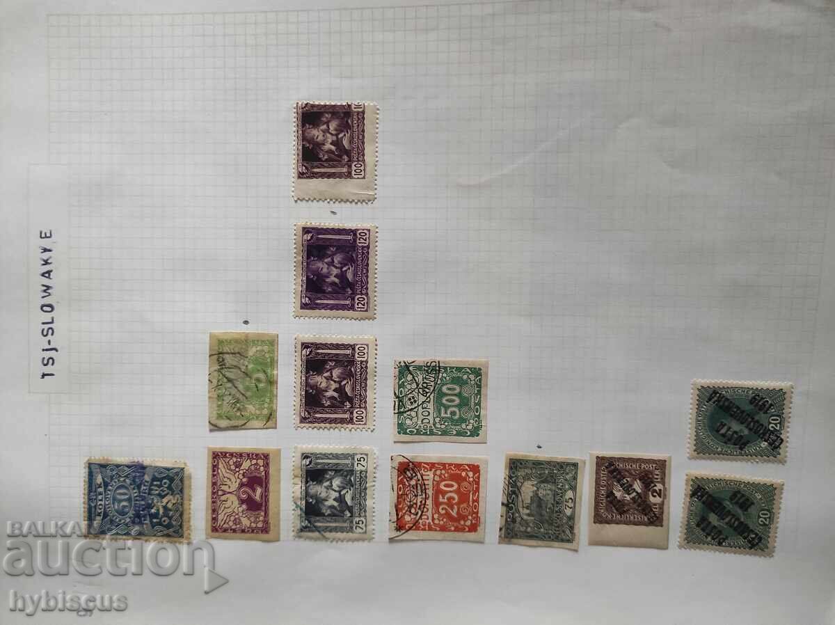 Licitație Colecție de 350 de timbre poștale din Cehoslovacia din perioada 1