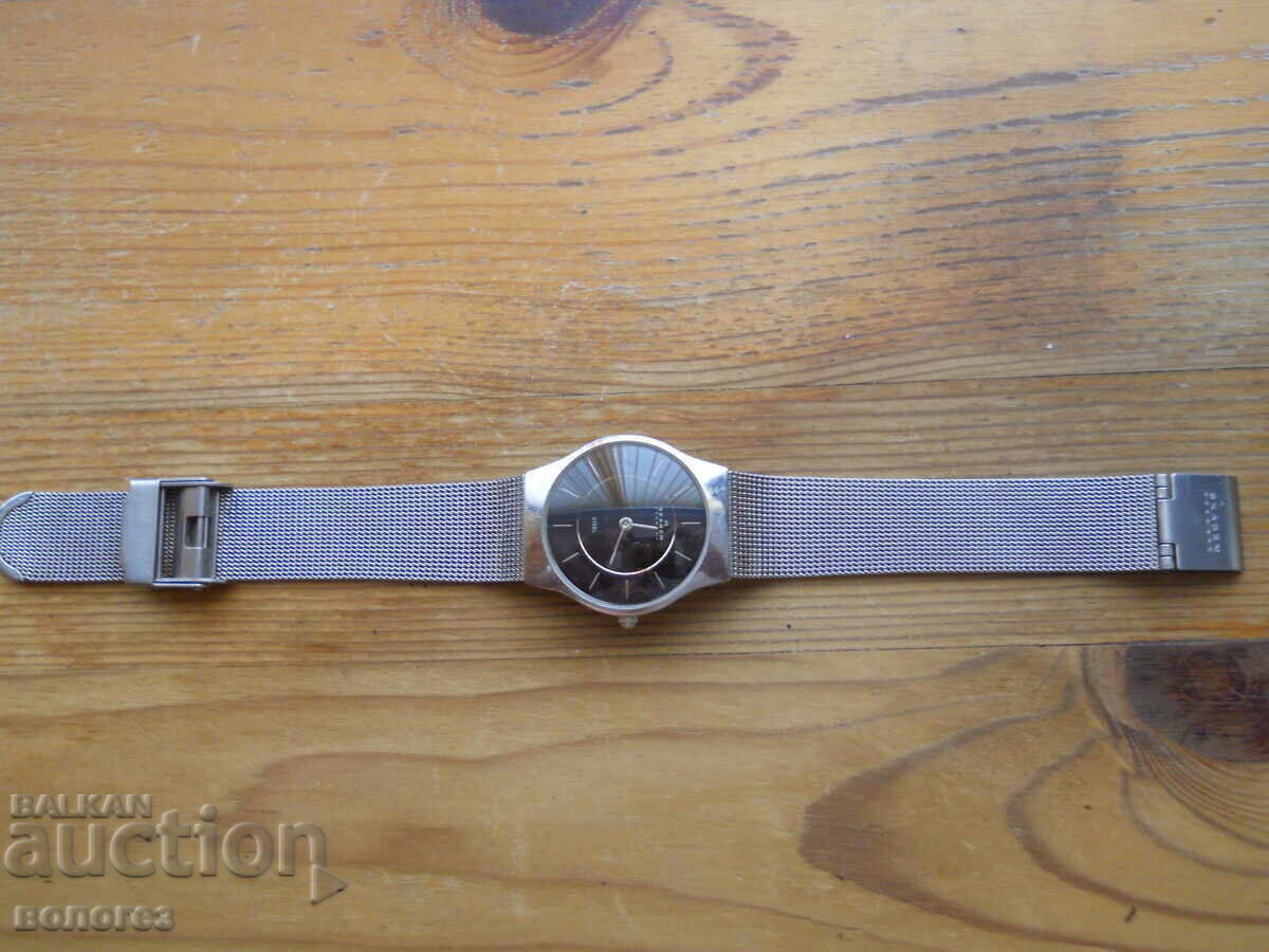 Аукцион Кварцов часовник "Skagen Steel Quartz" Дания Аукцион Кварцов часовник "Skagen Steel Quartz" Дания