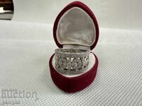 УНИКАТ !!! Сребърен пръстен с ДИАМАНТИ. №7683