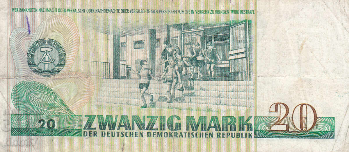 Δημοπρασία tino37- ΓΕΡΜΑΝΙΑ / ΛΔΓ / - 20 ΜΑΡΚΑ - 1975