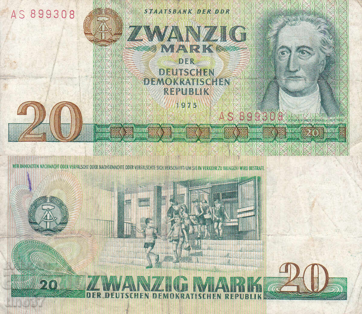 tino37- ΓΕΡΜΑΝΙΑ / ΛΔΓ / - 20 ΜΑΡΚΑ - 1975