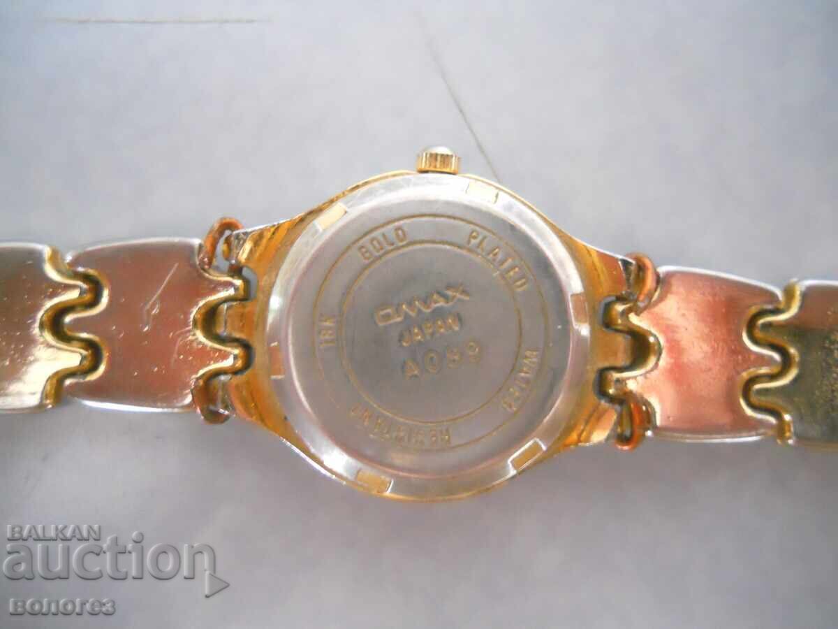 Ceas de damă cu cuarț placat cu aur "Omax" Japonia cu preț € 7.70 | 15.06 BGN