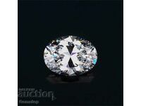 BZTS! 3.80 k-ta safir oval difuzie de la 1st!