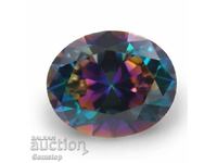 BZC! 4.50 ct diffusion sapphire oval of 1 st!