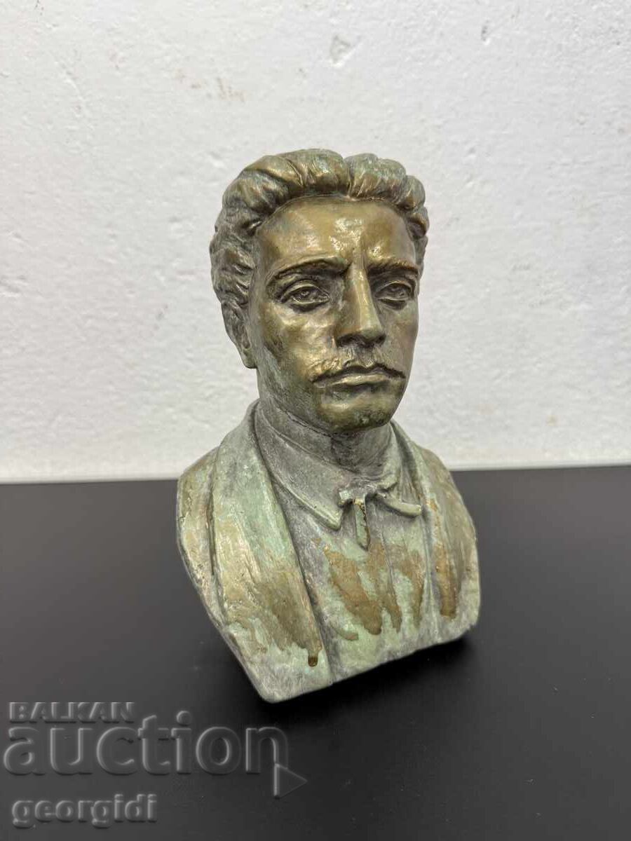 Bronze bust of Vasil Levski. №7690 with price 70.00 BGN | € 35.79 Bronze bust of Vasil Levski. №7690 with price 70.00 BGN | € 35.79