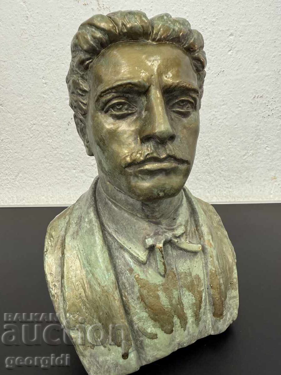 Auction Bronze bust of Vasil Levski. №7690 Auction Bronze bust of Vasil Levski. №7690