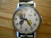 Винтидж детски механичен часовник "Луч" -  работи