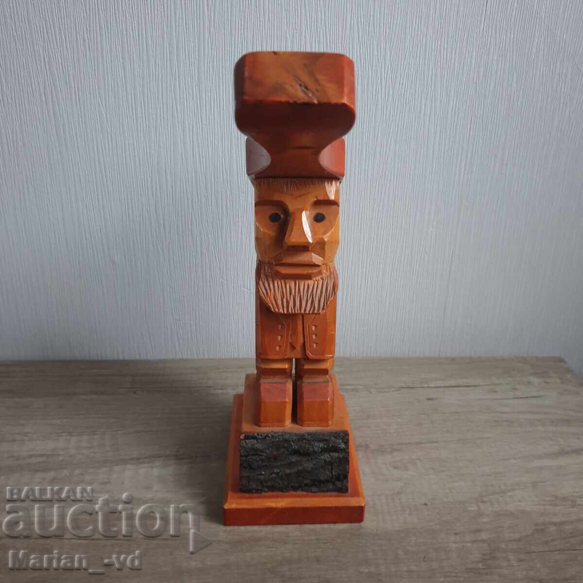 Стара дървена орехотрошачка - 7