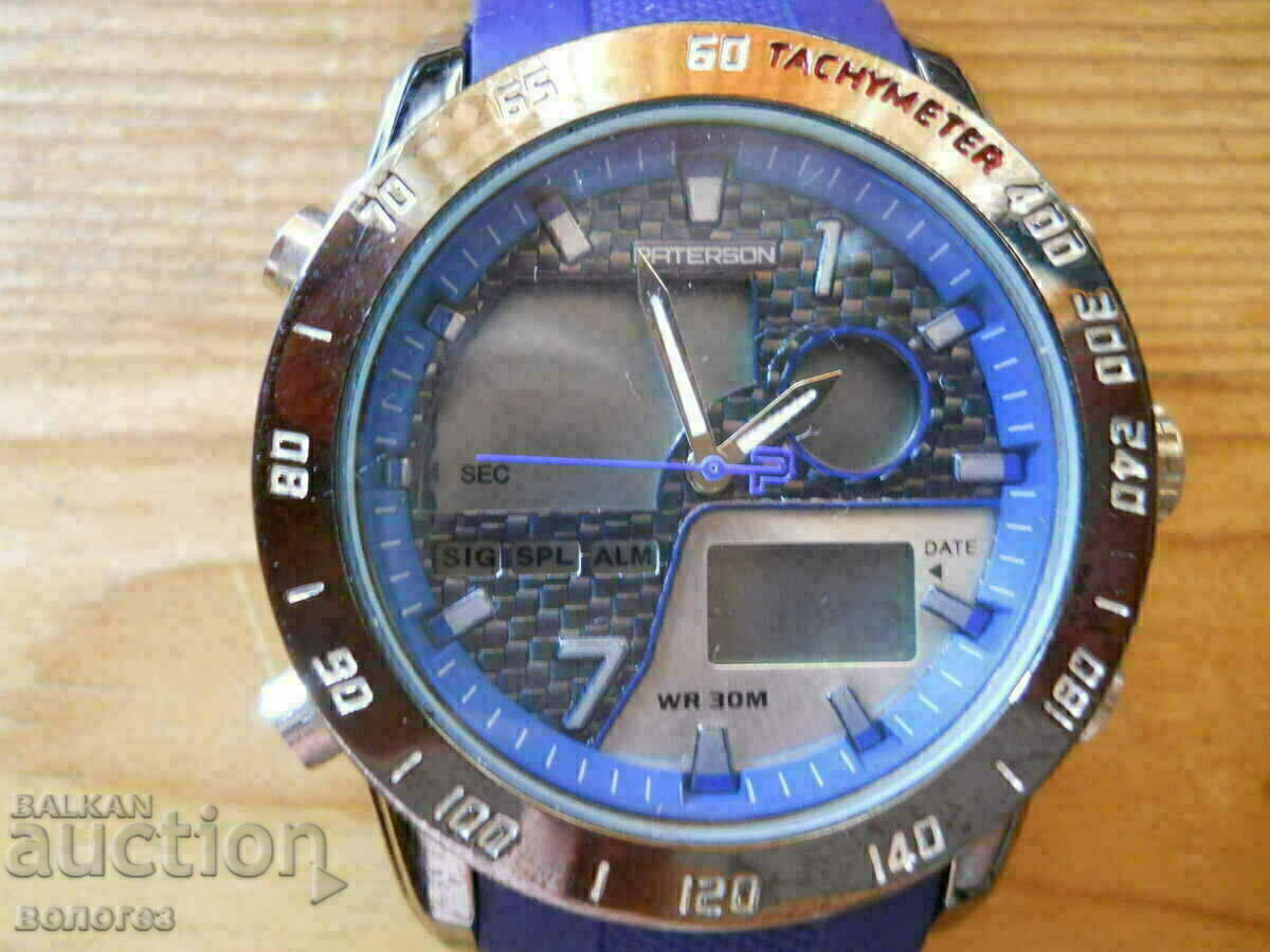 Мъжки кварцов часовник "Paterson" - САЩ с цена 75.00 лв. | € 38.35 Мъжки кварцов часовник "Paterson" - САЩ с цена 75.00 лв. | € 38.35