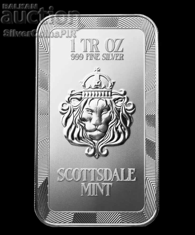 Auction  Silver 1 oz Dragon Scottsdale Mint