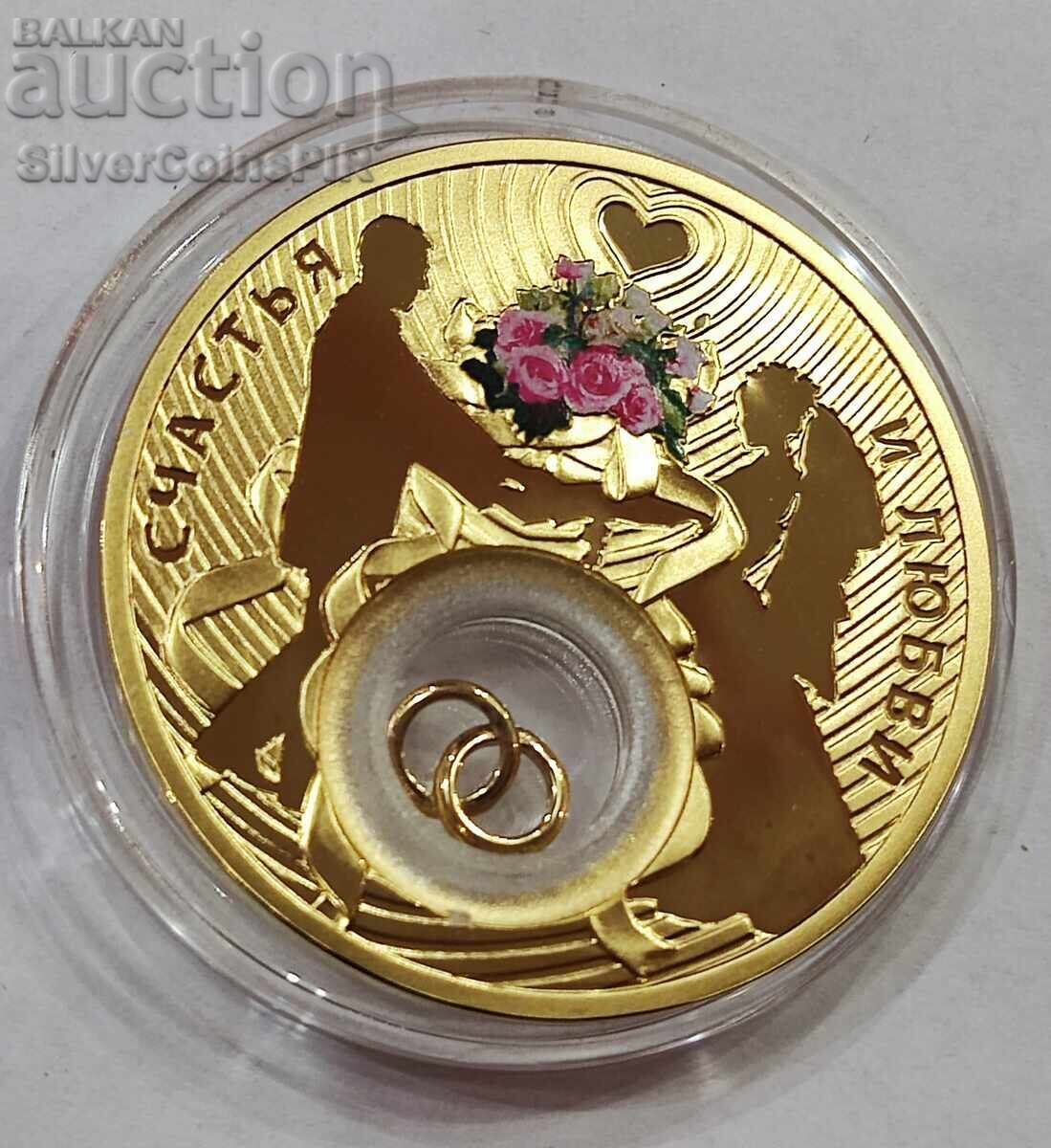 Silver 2$ Wedding Coin 2013 Niue Islands