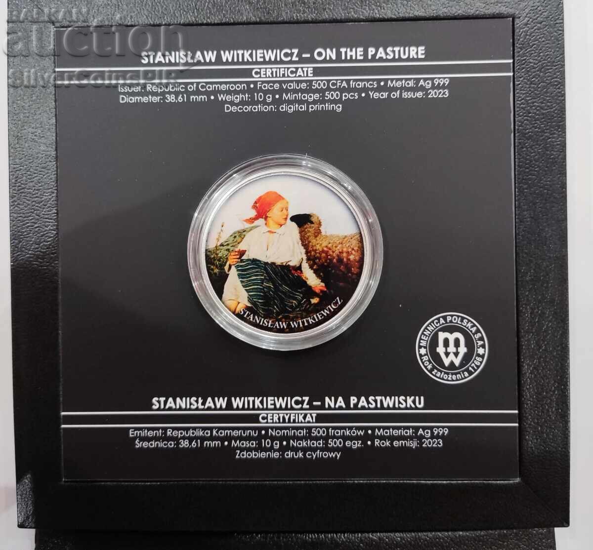 Δημοπρασία Αργυρό 500 Φράγκα Ποιμενικός 2023 Καμερούν
