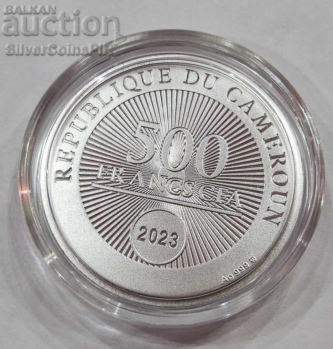 Αργυρό 500 Φράγκα Ποιμενικός 2023 Καμερούν - 6