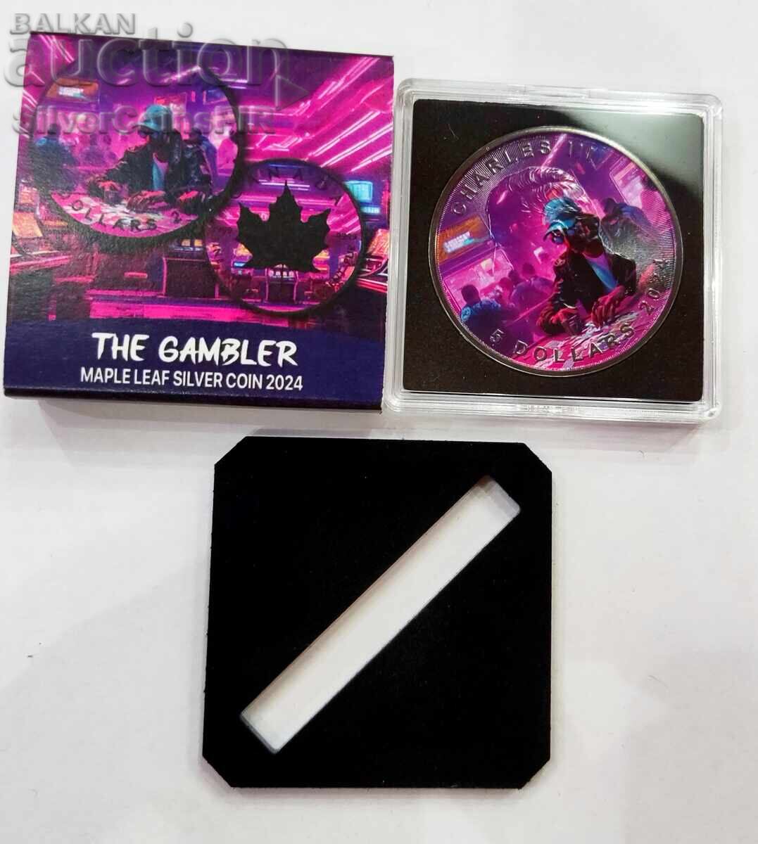 Silver 1 oz Gambler Poker 2024 Canada - 7