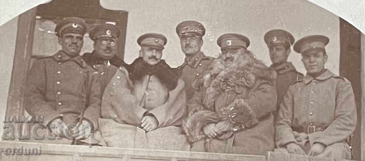 Аукцион 5196 Царство България офицери гаубичен полк 1917 Добруджа