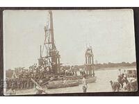 5197 Царство България изграждане понтонен мост Белеяне 1918г