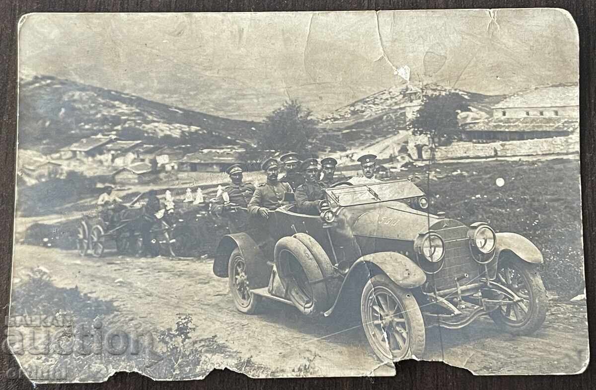 5198 Βασίλειο Βουλγαρίας αξιωματικός αυτοκίνητο μέτωπο Θεσσαλονίκης 1917