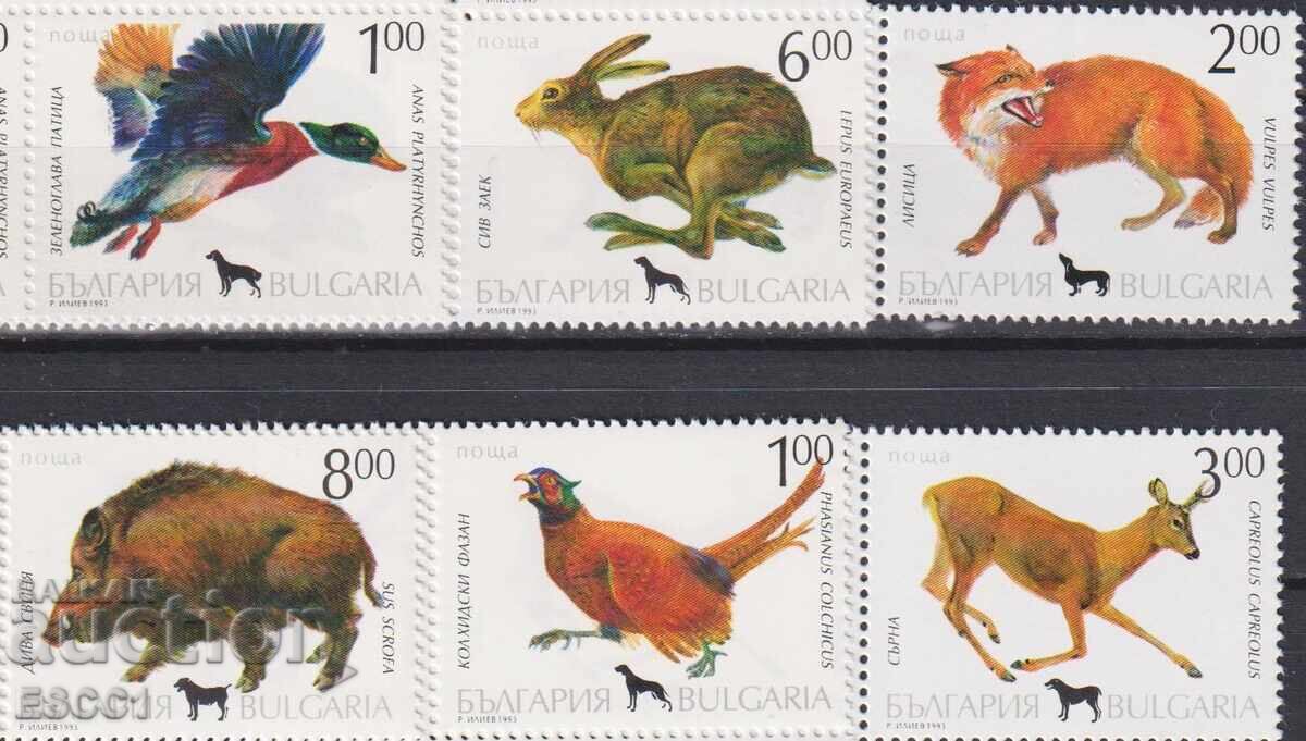 Καθαρές γραμματόσημες Φαύνα Άγριας Ζωής 1993 από Βουλγαρία