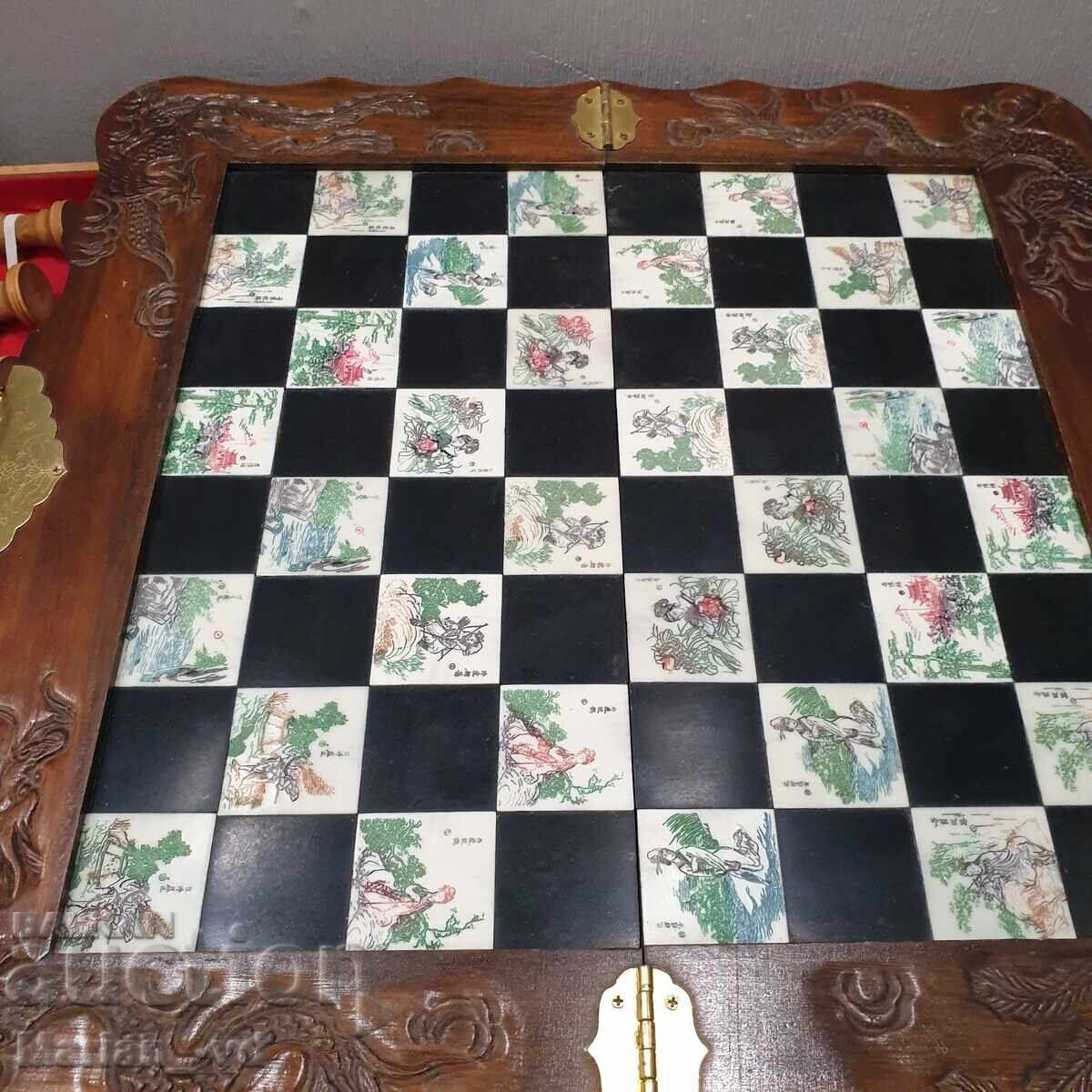 Κινέζικο χειροποίητο ξυλόγλυπτο σκάκι - 6 Κινέζικο χειροποίητο ξυλόγλυπτο σκάκι - 6