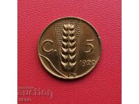 Италия-5 цента 1920