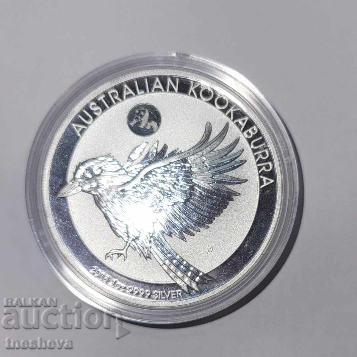 Аукцион Кокабура- 1 унции СРЕБРО-2018 г. Аукцион Кокабура- 1 унции СРЕБРО-2018 г.