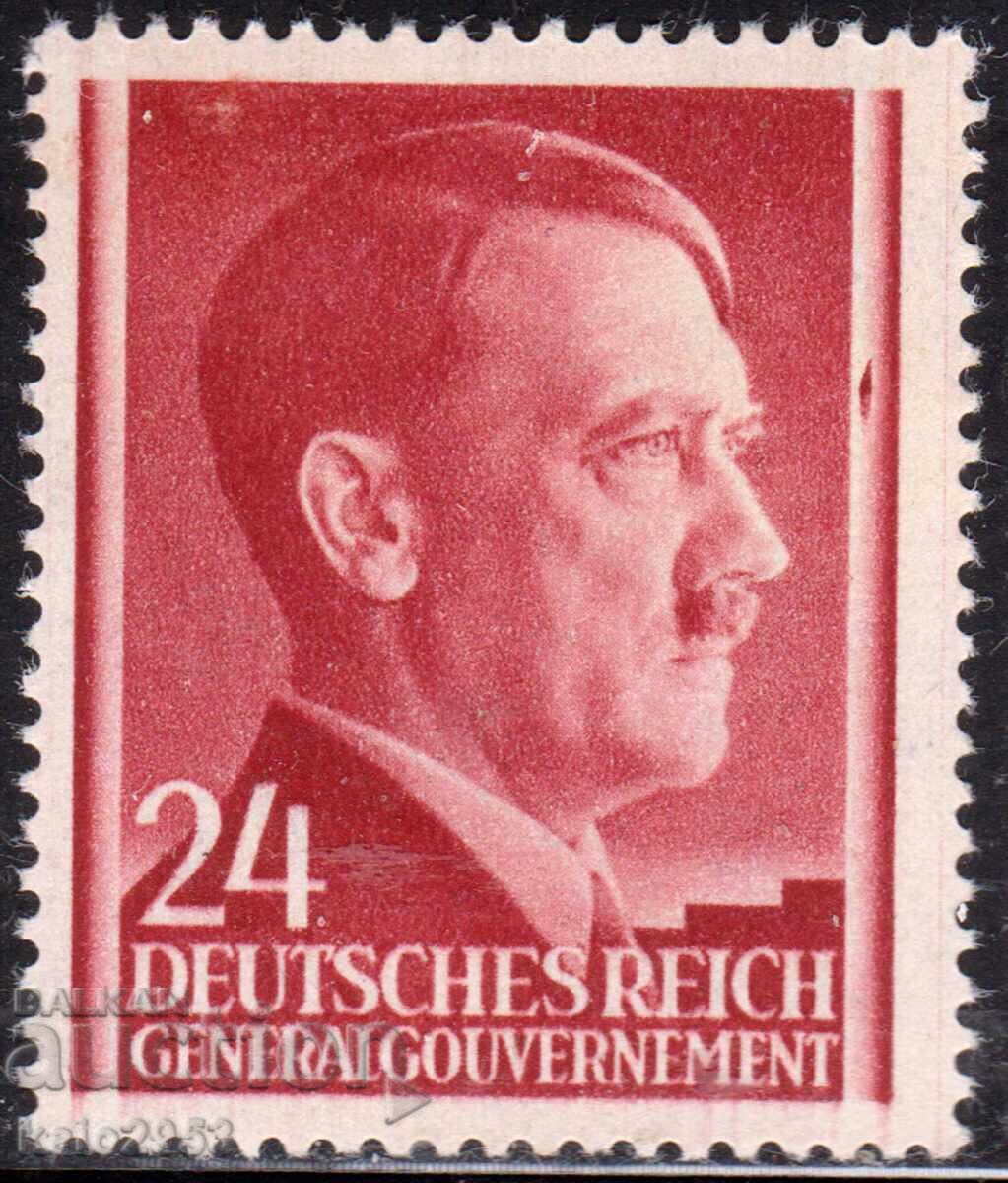 Germany - 2nd World War - Occupation of Poland - Regular Issues - A. Hitler, MNH