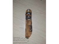 Cuțit Bulgaria lamă tip kamă gardă teacă stare excelentă