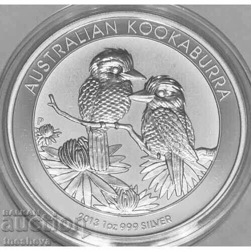 Kookaburra - 1oz SILVER - 2013 with price 208.00 BGN | € 106.35 Kookaburra - 1oz SILVER - 2013 with price 208.00 BGN | € 106.35