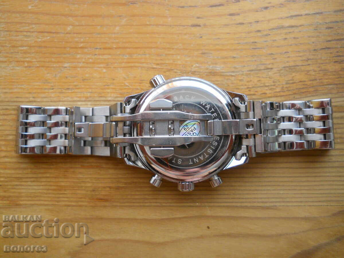 Аукцион Мъжки кварцов часовник хронограф "Poedagar" Аукцион Мъжки кварцов часовник хронограф "Poedagar"