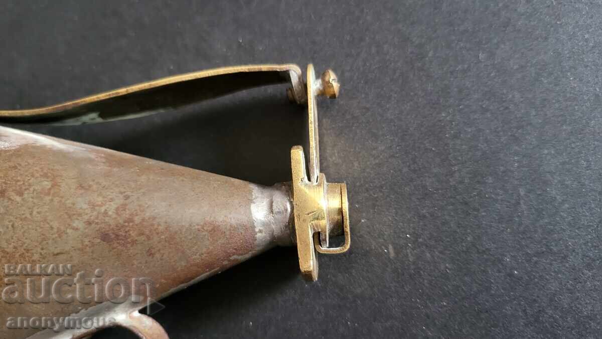 Old Powder Horn, metal powder flask with price 90.00 BGN | € 46.02