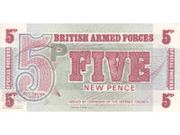 dioman - MAREA BRITANIE /B.A.F. 6th / - 5 PENSI - 1972