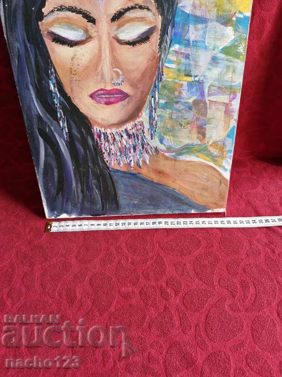 Auction  Acrylic painting on canvas