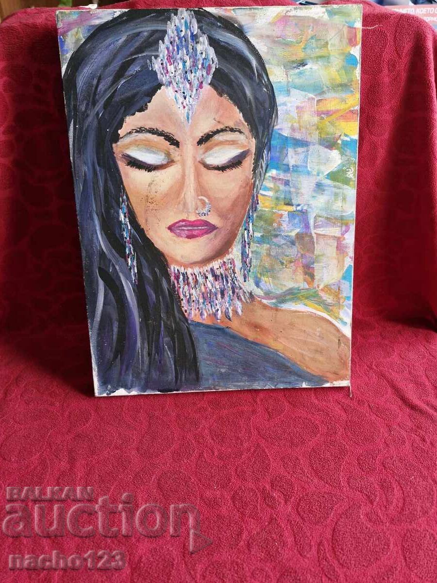 Acrylic painting on canvas