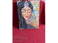 Картина акрилни бои платно