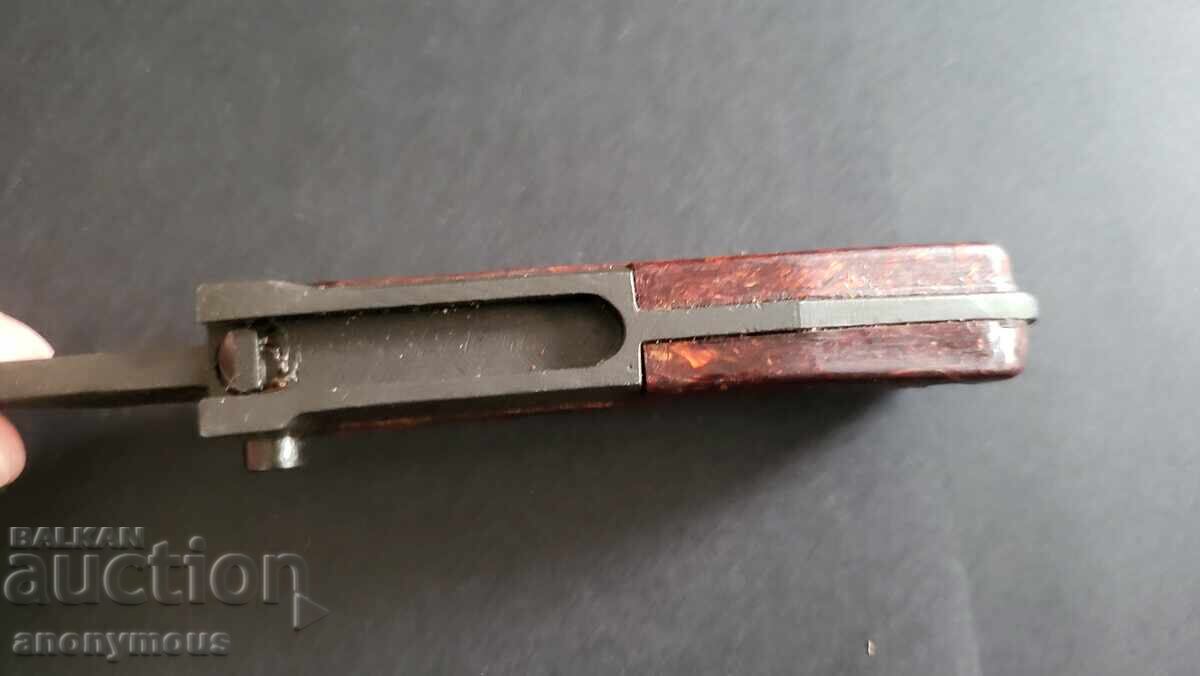 Bayonet, knife, kama for Czech Kalashnikov VZ.58 with leather sheath - 7