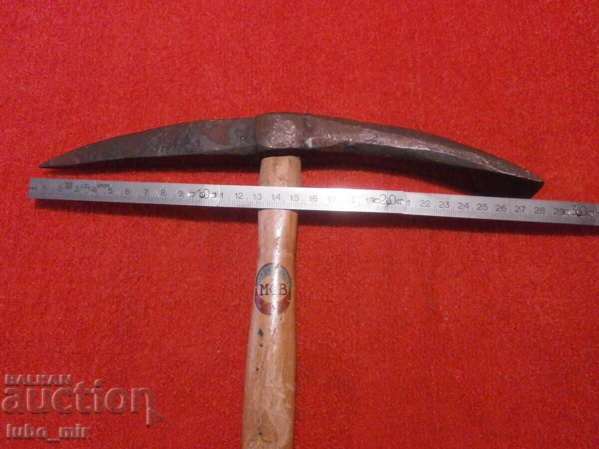 OLD FORGED MINI PICKAXE with price 30.00 BGN | € 15.34