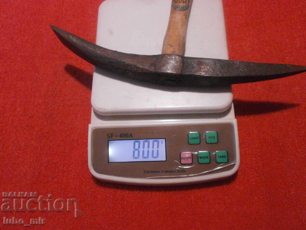 OLD FORGED MINI PICKAXE - 7