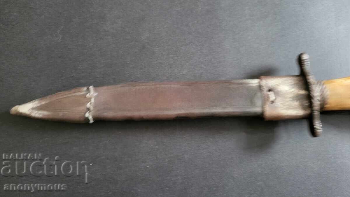 Красив стар ловен нож, Германия или Австрия 1930-1950г с цена 250.00 лв. | € 127.82