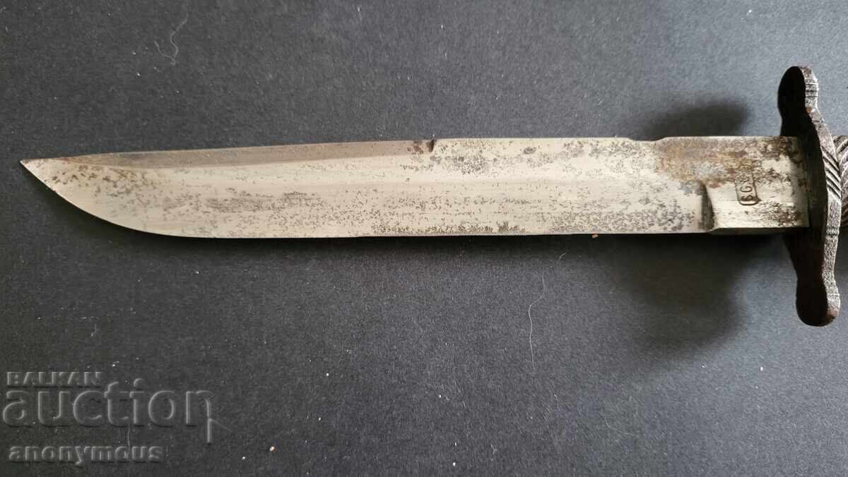 Красив стар ловен нож, Германия или Австрия 1930-1950г - 6