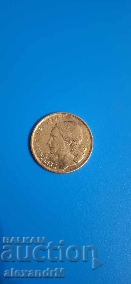 20 franci 1952 Franța A Patra Republică cu preț 0.50 BGN | € 0.26