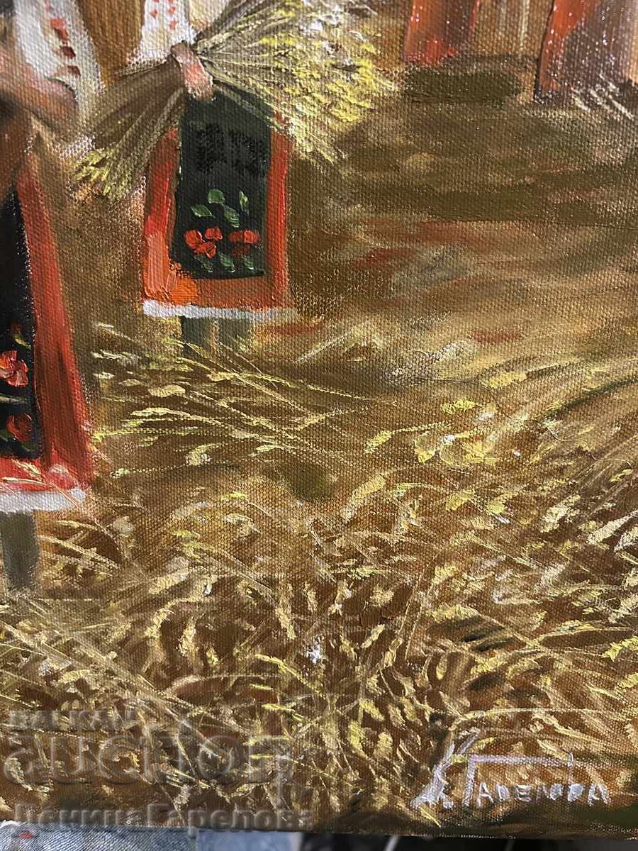 Denitsa Garelova Painting 70/50 "Reapers" - 5