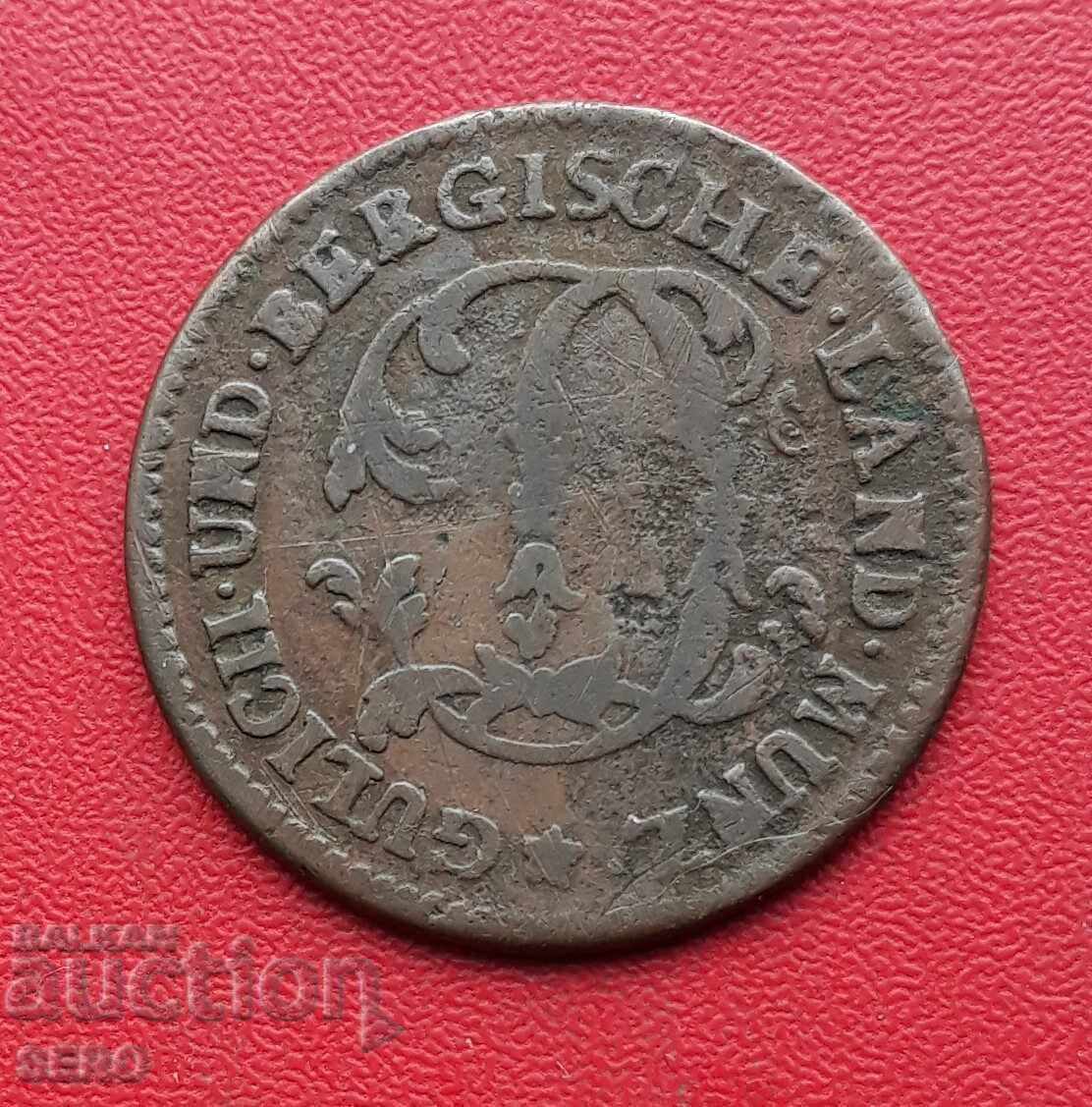 Германия-Юлих Берг-1/2 стюбер  1783 с цена 6.01 лв. | € 3.07