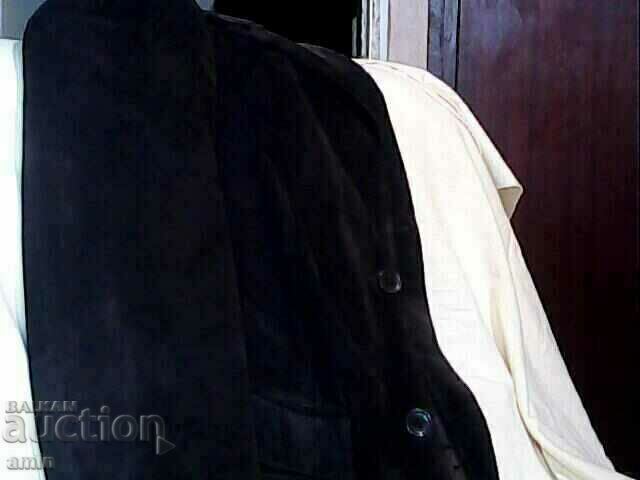 leather jacket used number l - 6